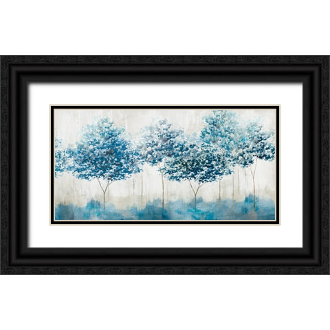 Nature walk Black Ornate Wood Framed Art Print with Double Matting by Ian C