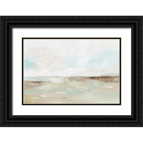 Birch Enchantment Black Ornate Wood Framed Art Print with Double Matting by Ian C