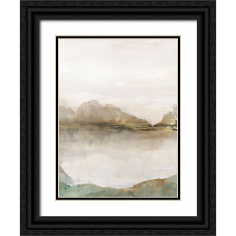 Reflections of Nature I Black Ornate Wood Framed Art Print with Double Matting by Ian C