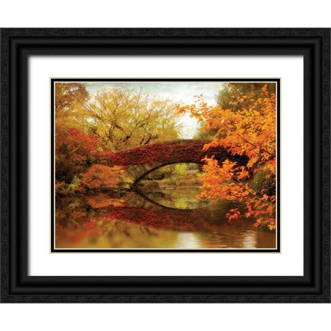 Gapstow Glory Black Ornate Wood Framed Art Print with Double Matting by Jenney, Jessica