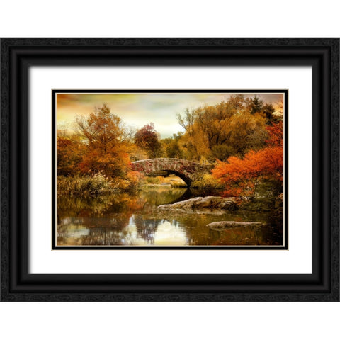 Autumn Epilogue Black Ornate Wood Framed Art Print with Double Matting by Jenney, Jessica