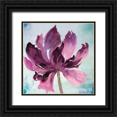 Tye Dye Floral I Black Ornate Wood Framed Art Print with Double Matting by Jensen, Asia