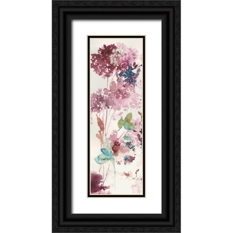 Sweet Hydrangea IV Black Ornate Wood Framed Art Print with Double Matting by Jensen, Asia