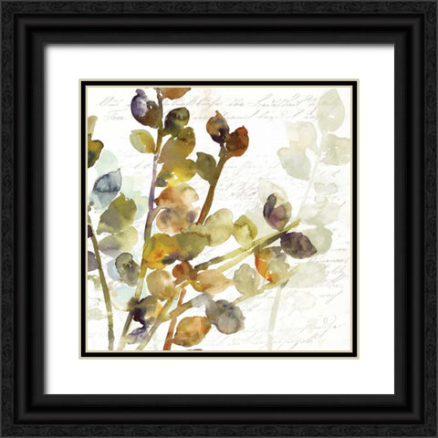 Solarium I Black Ornate Wood Framed Art Print with Double Matting by Jensen, Asia