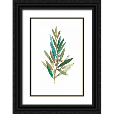 Olive III Black Ornate Wood Framed Art Print with Double Matting by Jensen, Asia