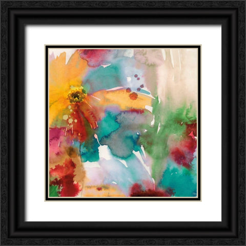 Elena I Black Ornate Wood Framed Art Print with Double Matting by Jensen, Asia