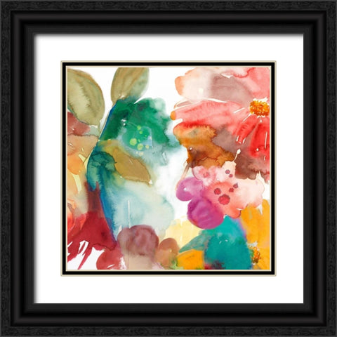 Elena II Black Ornate Wood Framed Art Print with Double Matting by Jensen, Asia