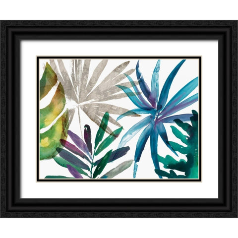 Tropic Sway II Black Ornate Wood Framed Art Print with Double Matting by Jensen, Asia