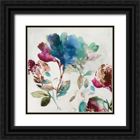 Blossoming I  Black Ornate Wood Framed Art Print with Double Matting by Jensen, Asia