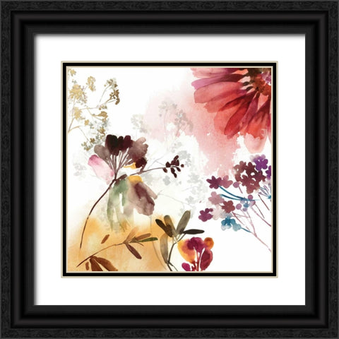 Bohemian I Black Ornate Wood Framed Art Print with Double Matting by Jensen, Asia