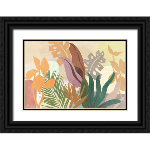 Lush Forest II  Black Ornate Wood Framed Art Print with Double Matting by Jensen, Asia