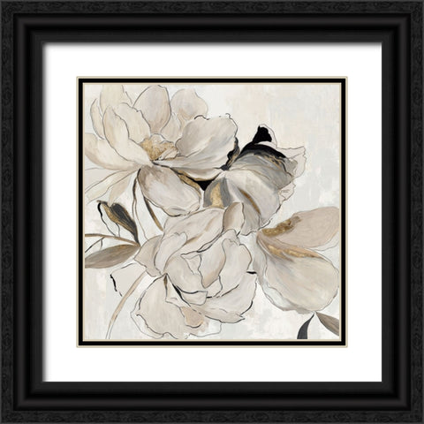 Whispers of Blossoms II Black Ornate Wood Framed Art Print with Double Matting by Jensen, Asia