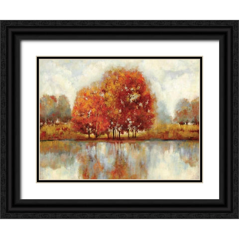 Together - Oversize Black Ornate Wood Framed Art Print with Double Matting by Jensen, Asia