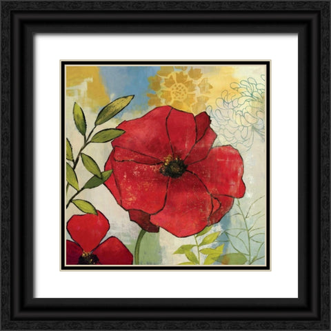 Thoughtfulness Black Ornate Wood Framed Art Print with Double Matting by Jensen, Asia