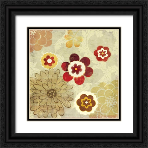 Burst - Mini Black Ornate Wood Framed Art Print with Double Matting by Jensen, Asia