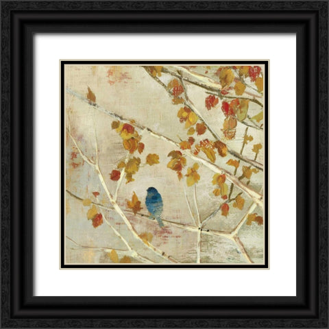 Singing II Black Ornate Wood Framed Art Print with Double Matting by Jensen, Asia