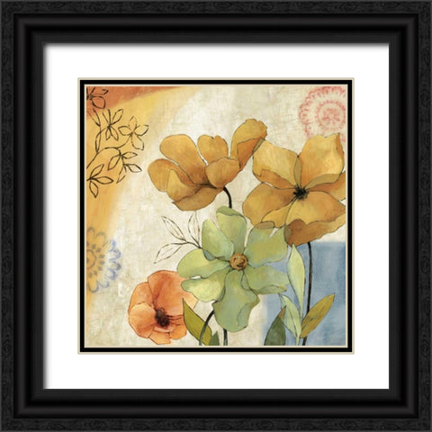 Olivia Black Ornate Wood Framed Art Print with Double Matting by Jensen, Asia