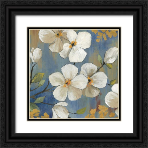 En Flor II Black Ornate Wood Framed Art Print with Double Matting by Jensen, Asia