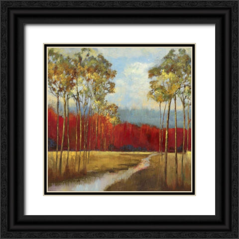In the Horizon II - Mini Black Ornate Wood Framed Art Print with Double Matting by Jensen, Asia