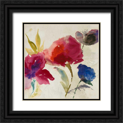 Inflorescence II Black Ornate Wood Framed Art Print with Double Matting by Jensen, Asia