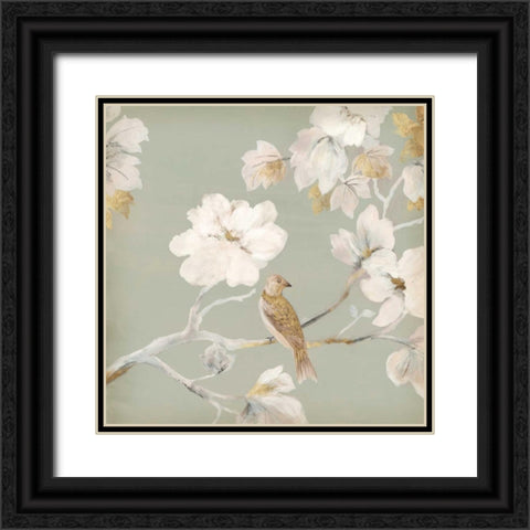 Paradise Magnolia I Black Ornate Wood Framed Art Print with Double Matting by Jensen, Asia
