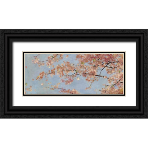 Osaka Blossoms I - Mini Black Ornate Wood Framed Art Print with Double Matting by Jensen, Asia