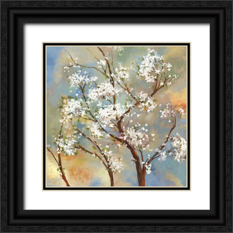 Vignette II Black Ornate Wood Framed Art Print with Double Matting by Jensen, Asia