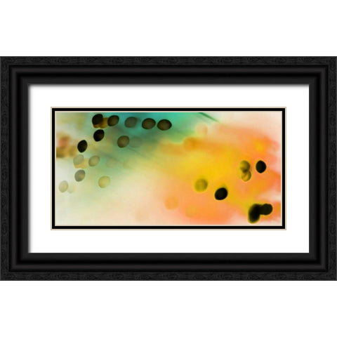 Chemical Equation Black Ornate Wood Framed Art Print with Double Matting by McMasters, James