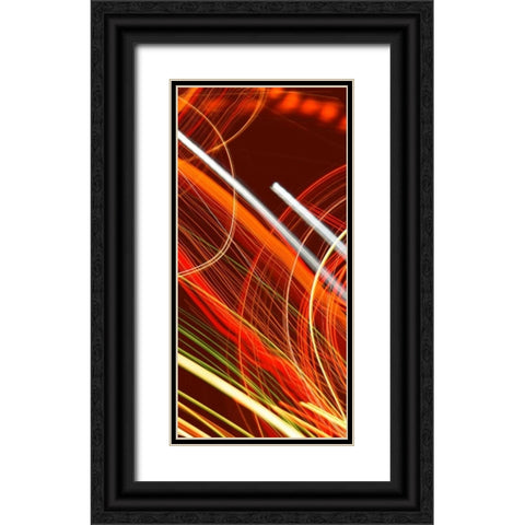 Solaris II Black Ornate Wood Framed Art Print with Double Matting by McMasters, James