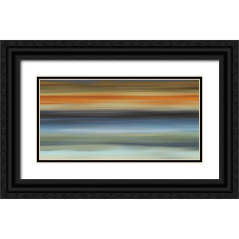 Euphoric I Black Ornate Wood Framed Art Print with Double Matting by McMasters, James