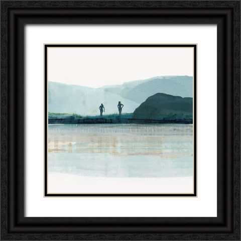 Cosstal Adventure I Black Ornate Wood Framed Art Print with Double Matting by Kouta, Flora