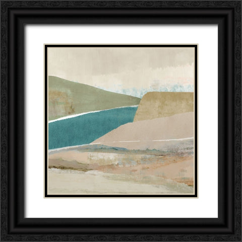 Brightstone Bay II  Black Ornate Wood Framed Art Print with Double Matting by Kouta, Flora