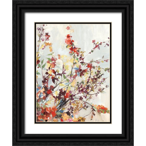 Early Bloom I Black Ornate Wood Framed Art Print with Double Matting by Ella K