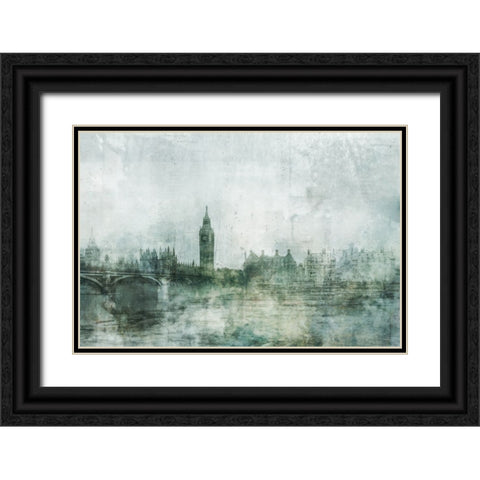 London Calling Black Ornate Wood Framed Art Print with Double Matting by Roko, Ken