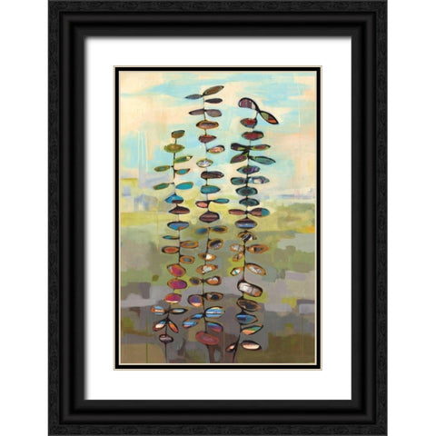 Garden Ombre Black Ornate Wood Framed Art Print with Double Matting by Colden, Jane