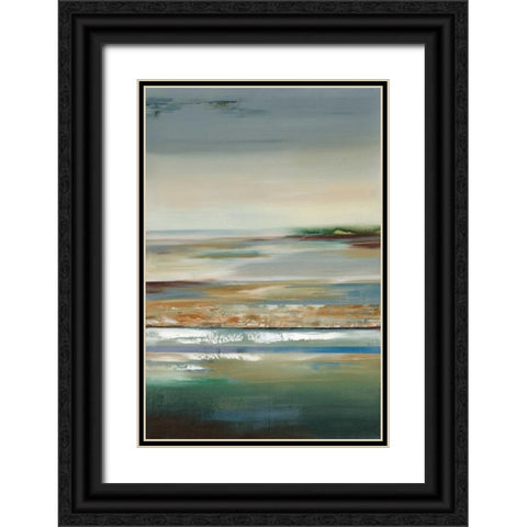 Swept Away Black Ornate Wood Framed Art Print with Double Matting by Lera