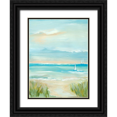 Paradise Spring II Black Ornate Wood Framed Art Print with Double Matting by Lera