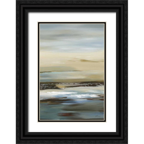 Serene II LTD. ED Black Ornate Wood Framed Art Print with Double Matting by Lena