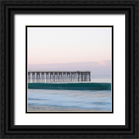 San Simeon  Black Ornate Wood Framed Art Print with Double Matting by Delva, Florence