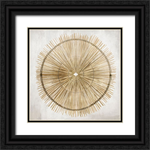 Rattan Decor II Black Ornate Wood Framed Art Print with Double Matting by Lily K