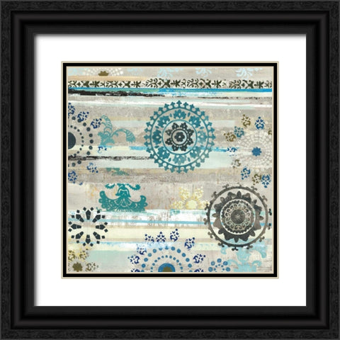 Noble I Black Ornate Wood Framed Art Print with Double Matting by Woods, Maya