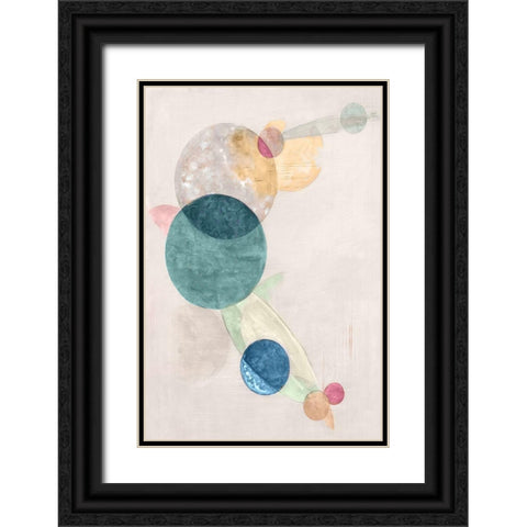 Nebula II  Black Ornate Wood Framed Art Print with Double Matting by Woods, Maya