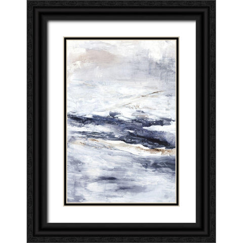 Ocean Eyes I  Black Ornate Wood Framed Art Print with Double Matting by Woods, Maya
