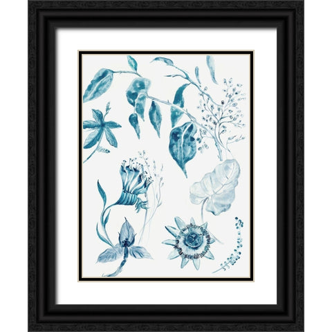 Jacobeen II Black Ornate Wood Framed Art Print with Double Matting by Woods, Maya