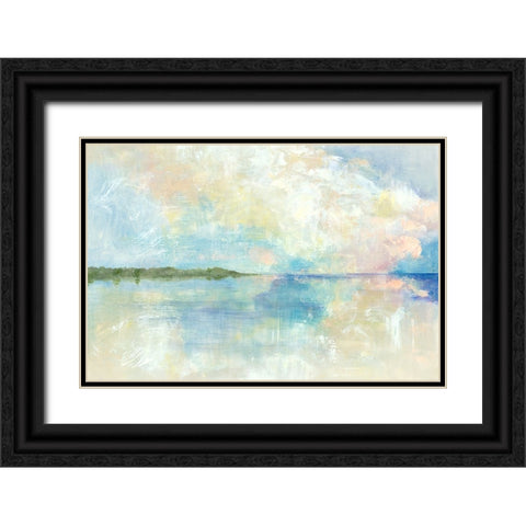 Spring Clouds I Black Ornate Wood Framed Art Print with Double Matting by Woods, Maya