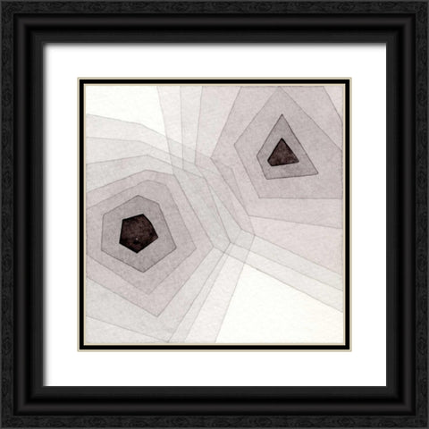 Meld VI Black Ornate Wood Framed Art Print with Double Matting by Galapon, Nikki