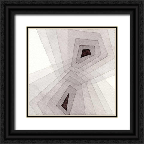Meld VII  Black Ornate Wood Framed Art Print with Double Matting by Galapon, Nikki