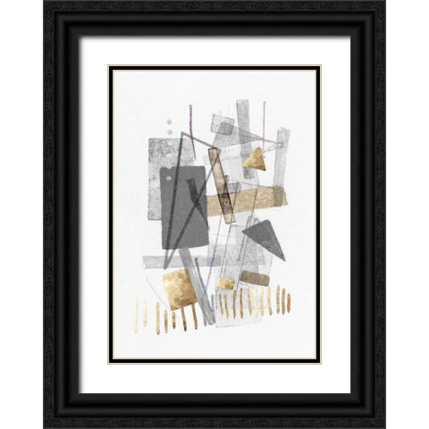 Fly City I Black Ornate Wood Framed Art Print with Double Matting by Galapon, Nicki