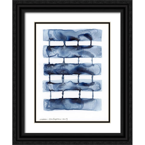 Stitched Together I Black Ornate Wood Framed Art Print with Double Matting by Galapon, Nikki