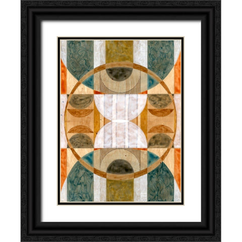 Geometric Dreams I  Black Ornate Wood Framed Art Print with Double Matting by Galapon, Nikki